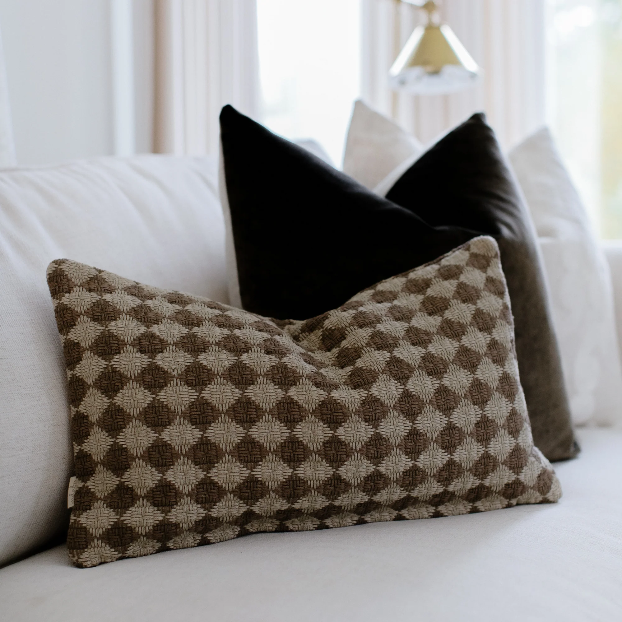 Preston Pillow Cover - Charcoal - Image 3