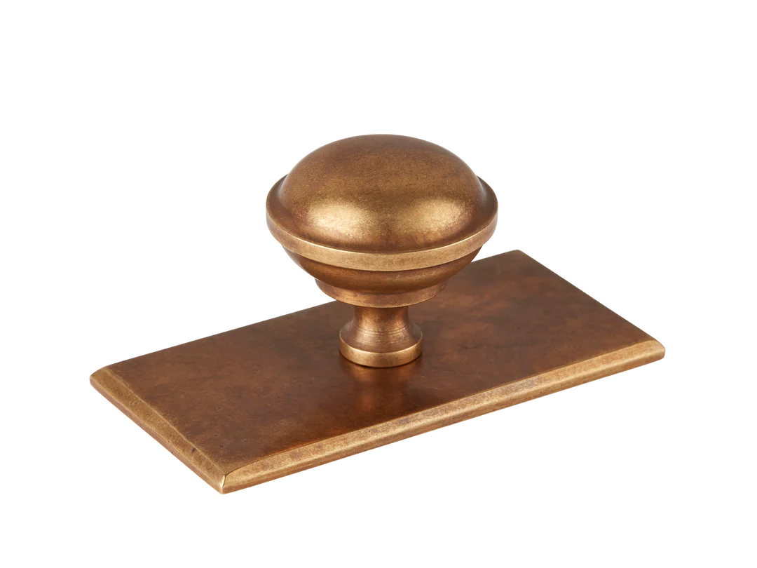 Queslett Knob with Rectangular Backplate - Image 5
