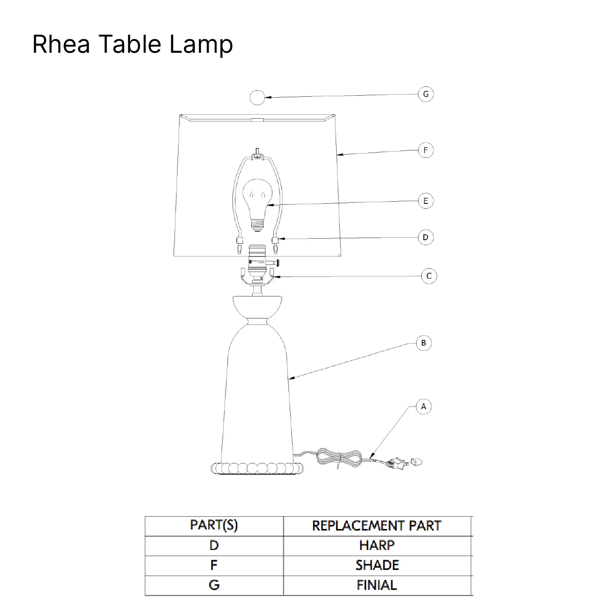 Rhea Table Lamp - Image 4
