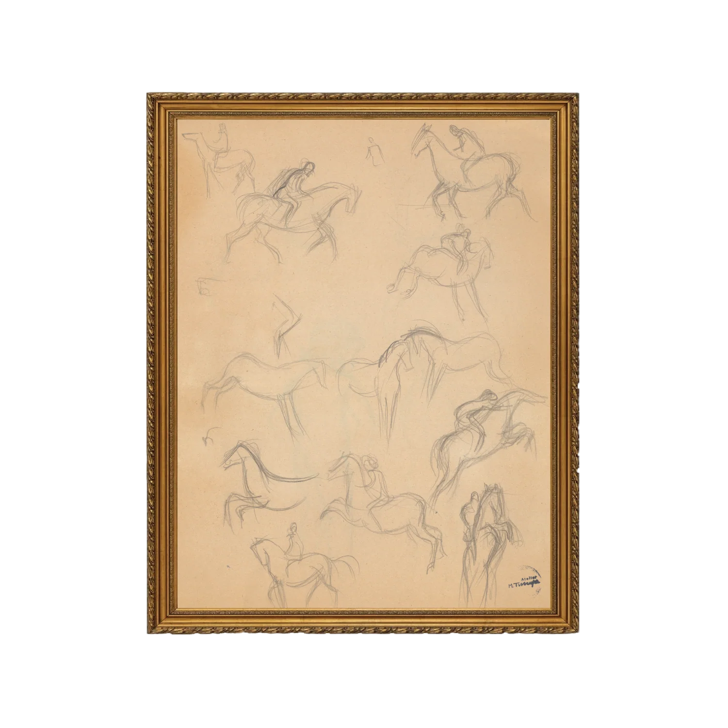 Riding Horses - Unframed Art