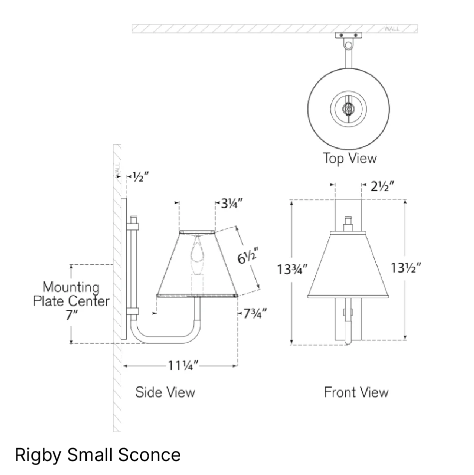 Rigby Small Sconce - Image 2