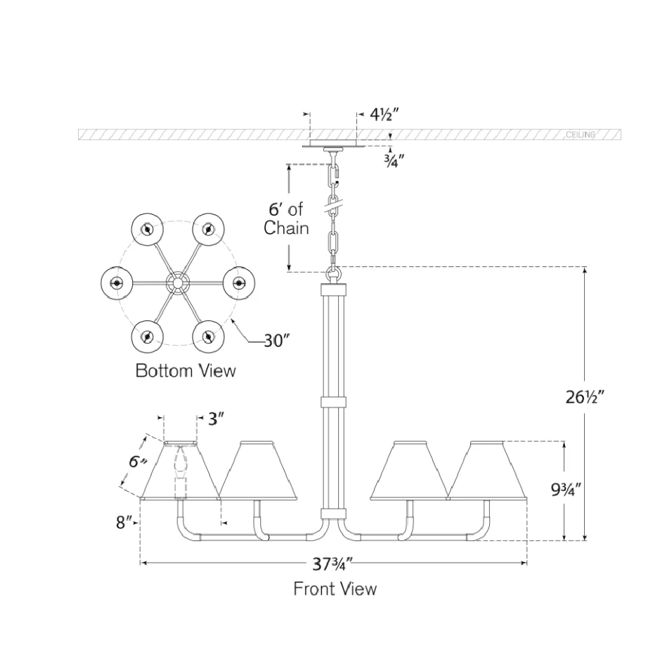 Rigby XL Chandelier - Image 2