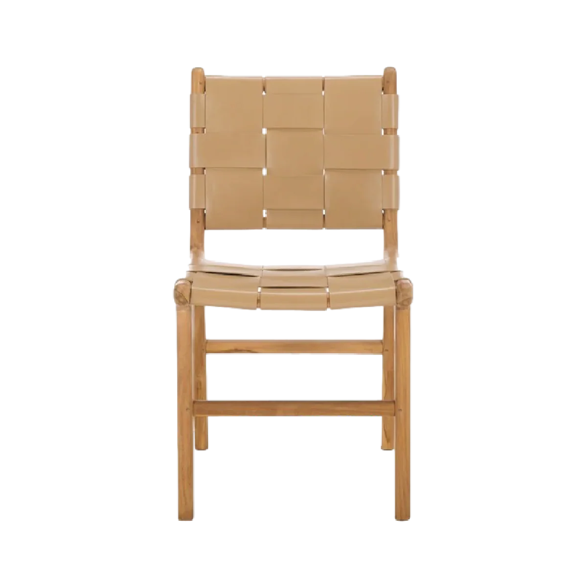 Rollie Chair in Camel - Set of 2