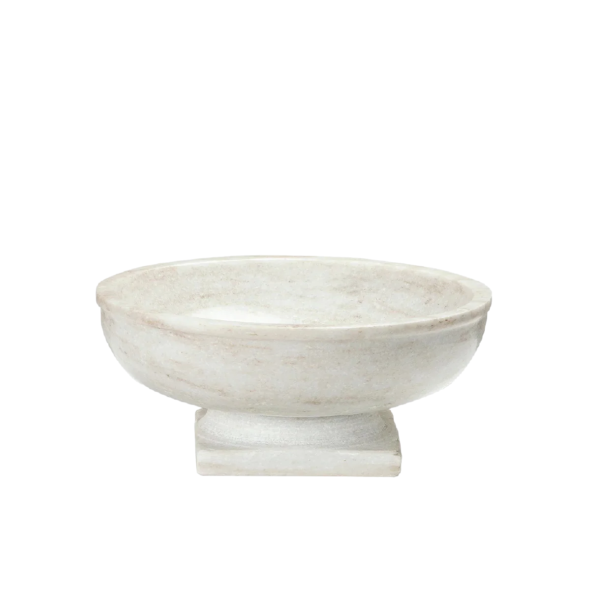 Rory Pedestal Marble Bowl