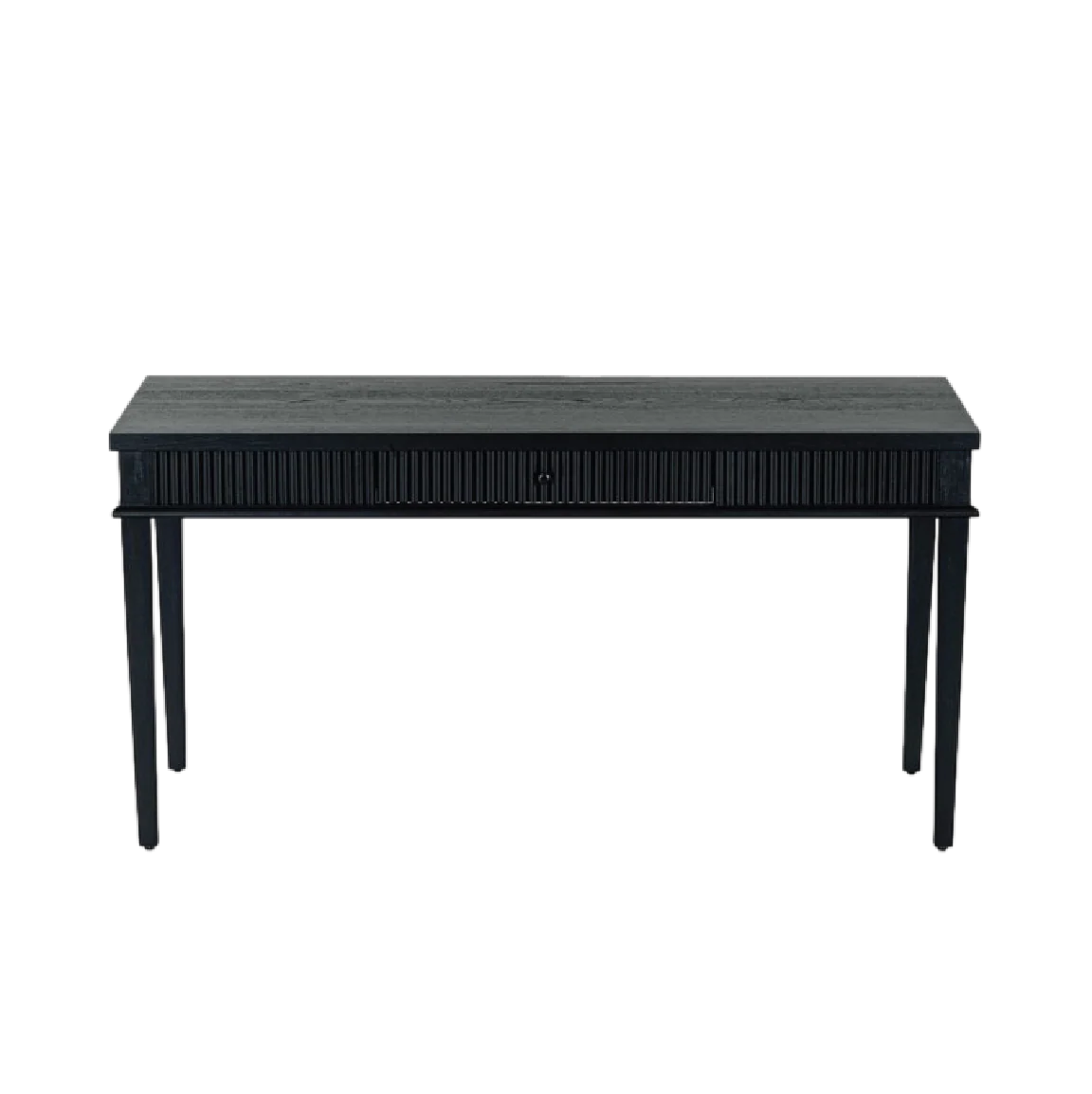 Rylee Reeded Desk - Rich Black