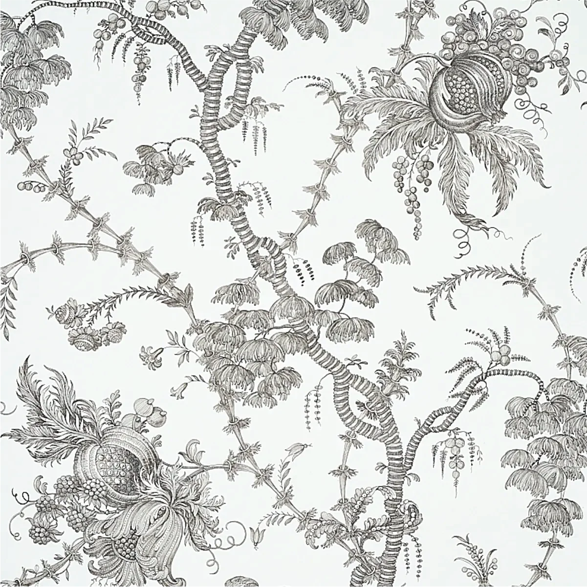 San Cristobal Toile Wallpaper - Image 2