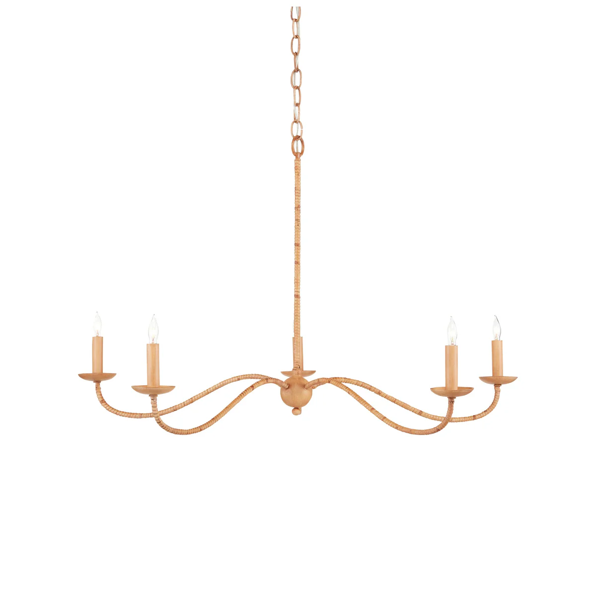 Saxon Rattan Chandelier