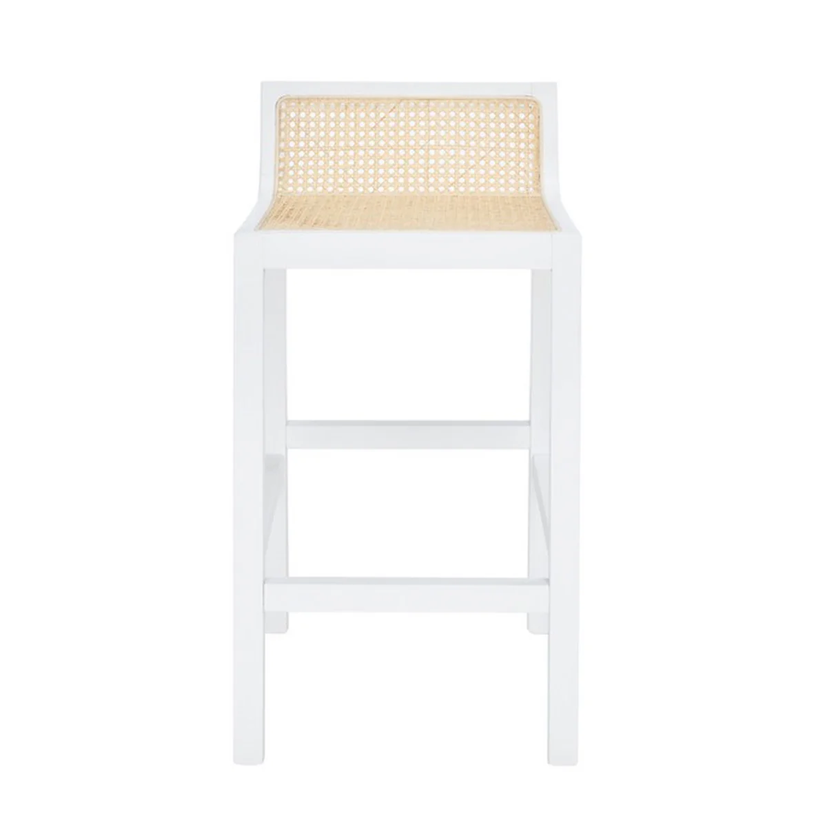 Saylor Low Back Counter Stool - White