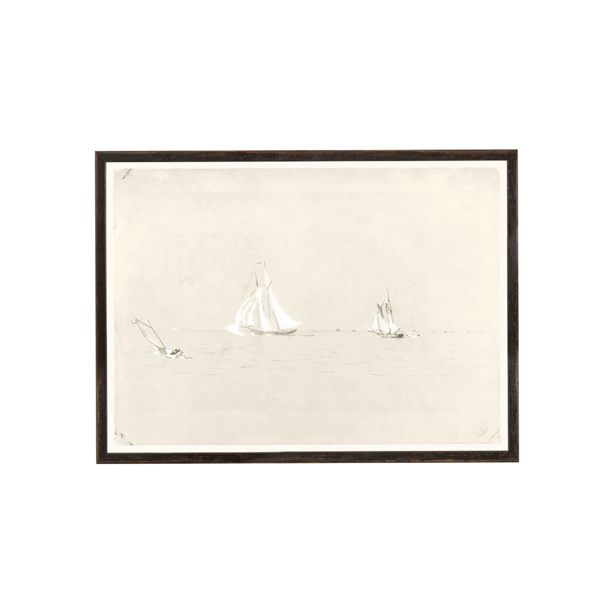 Schooners No. 02 Framed Artwork