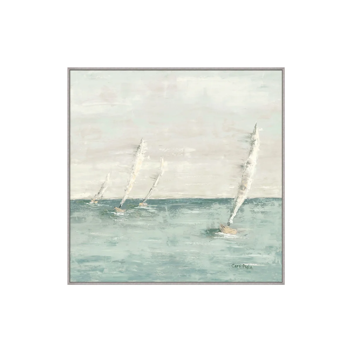 Shallow Sailing I Framed Artwork