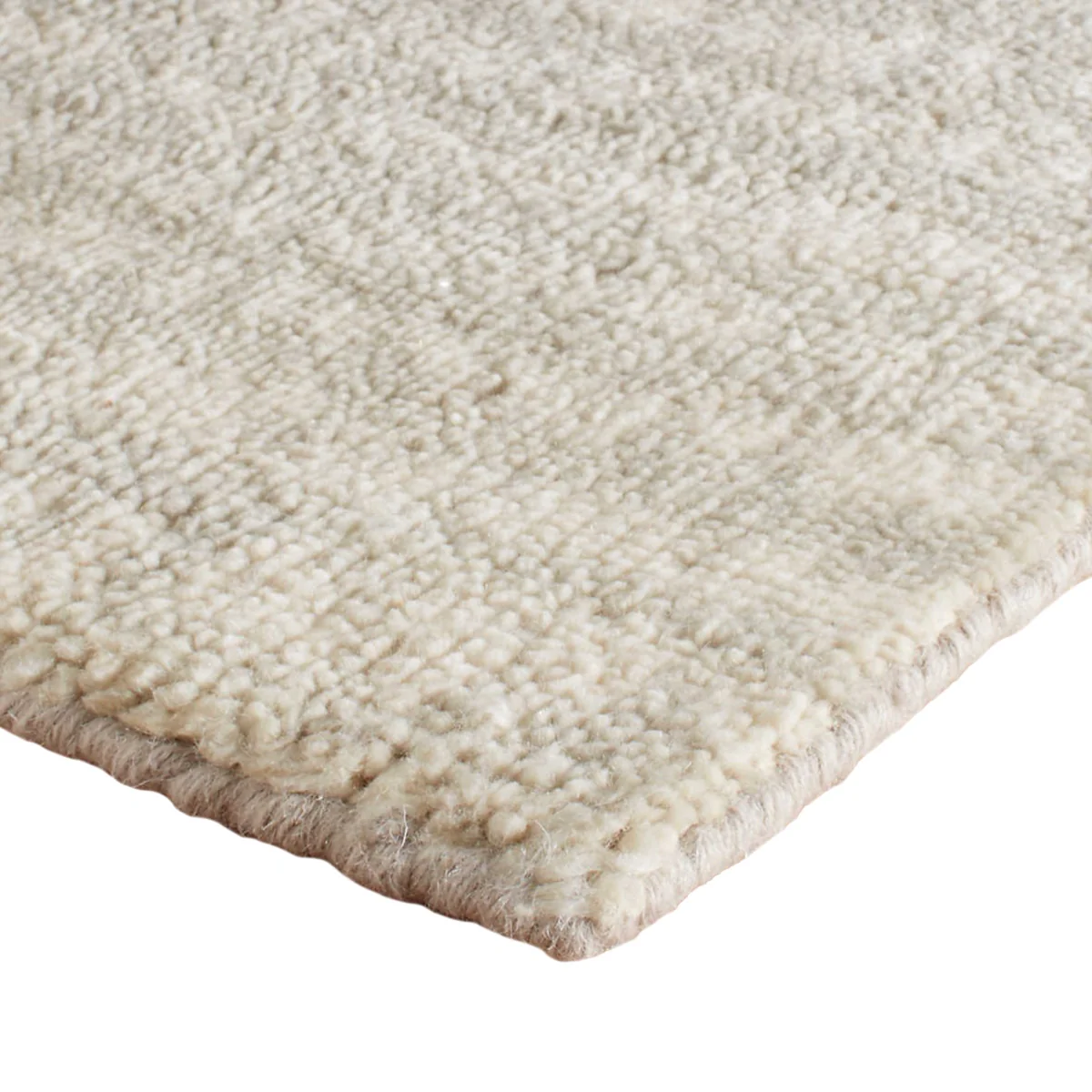Shepherd Hand Knotted Wool Rug - Oatmeal - Image 2