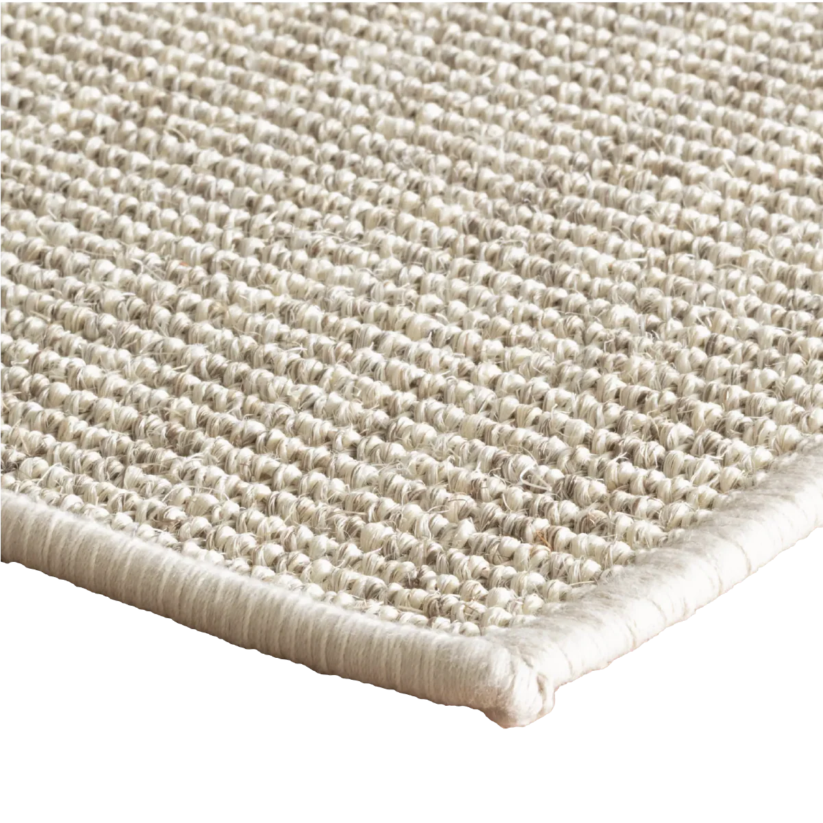 Shire Woven Sisal Rug - Light Grey - Image 2