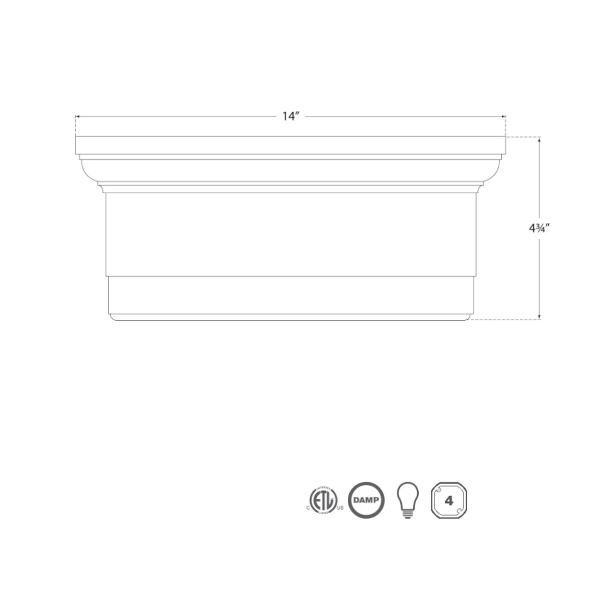 Siena Flush Mount - Image 11
