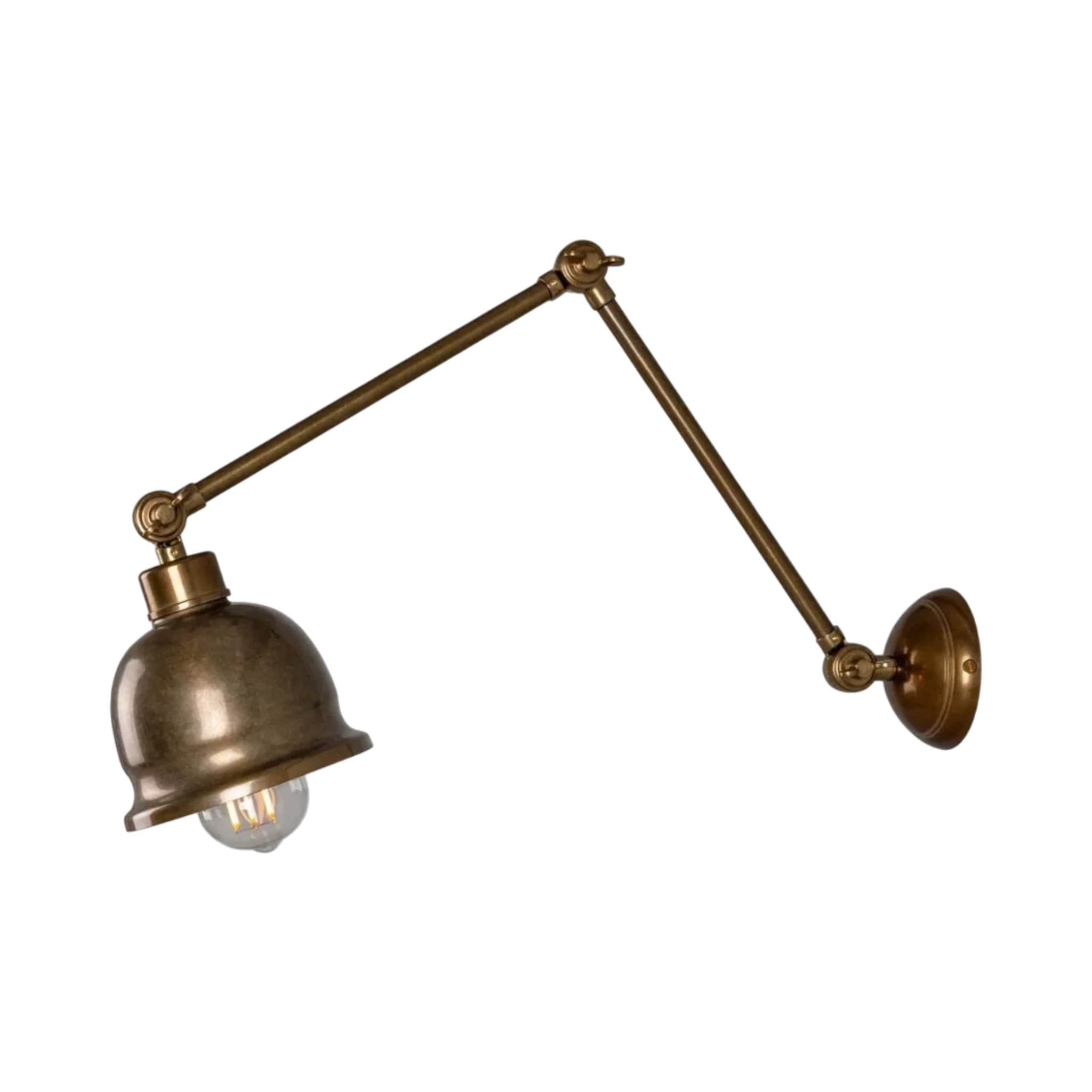 Simona Adjustable Brass Picture Light - Image 7