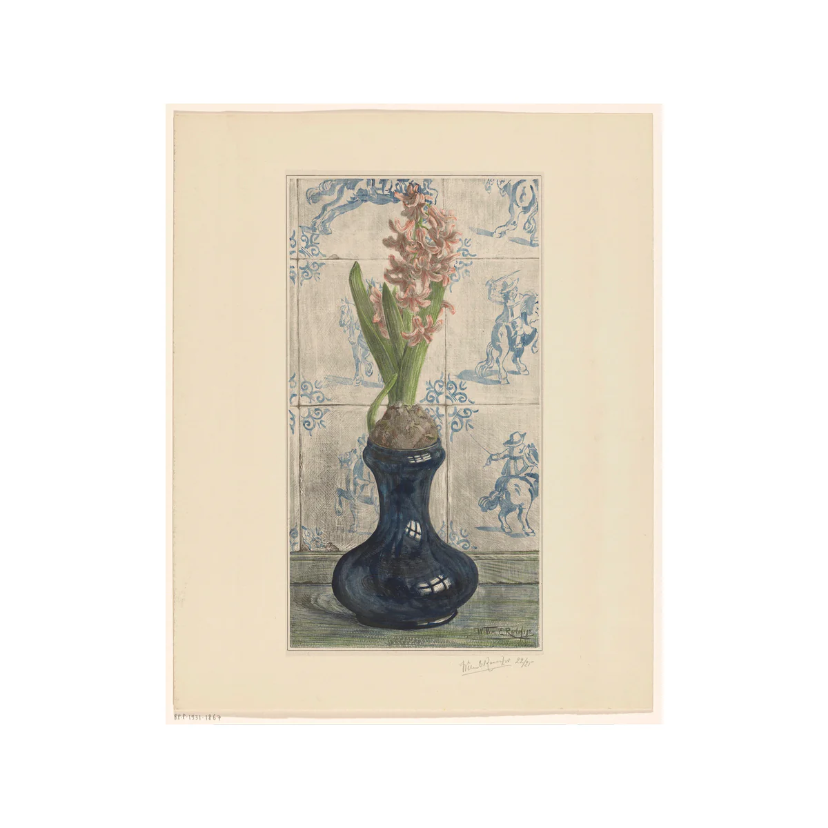 Spring Hyacinth - Unframed Art Print - Image 2
