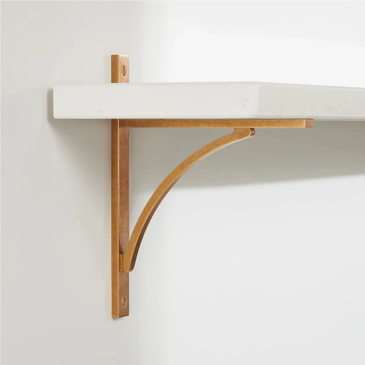 Stirchley Brass Shelf Bracket - Image 2
