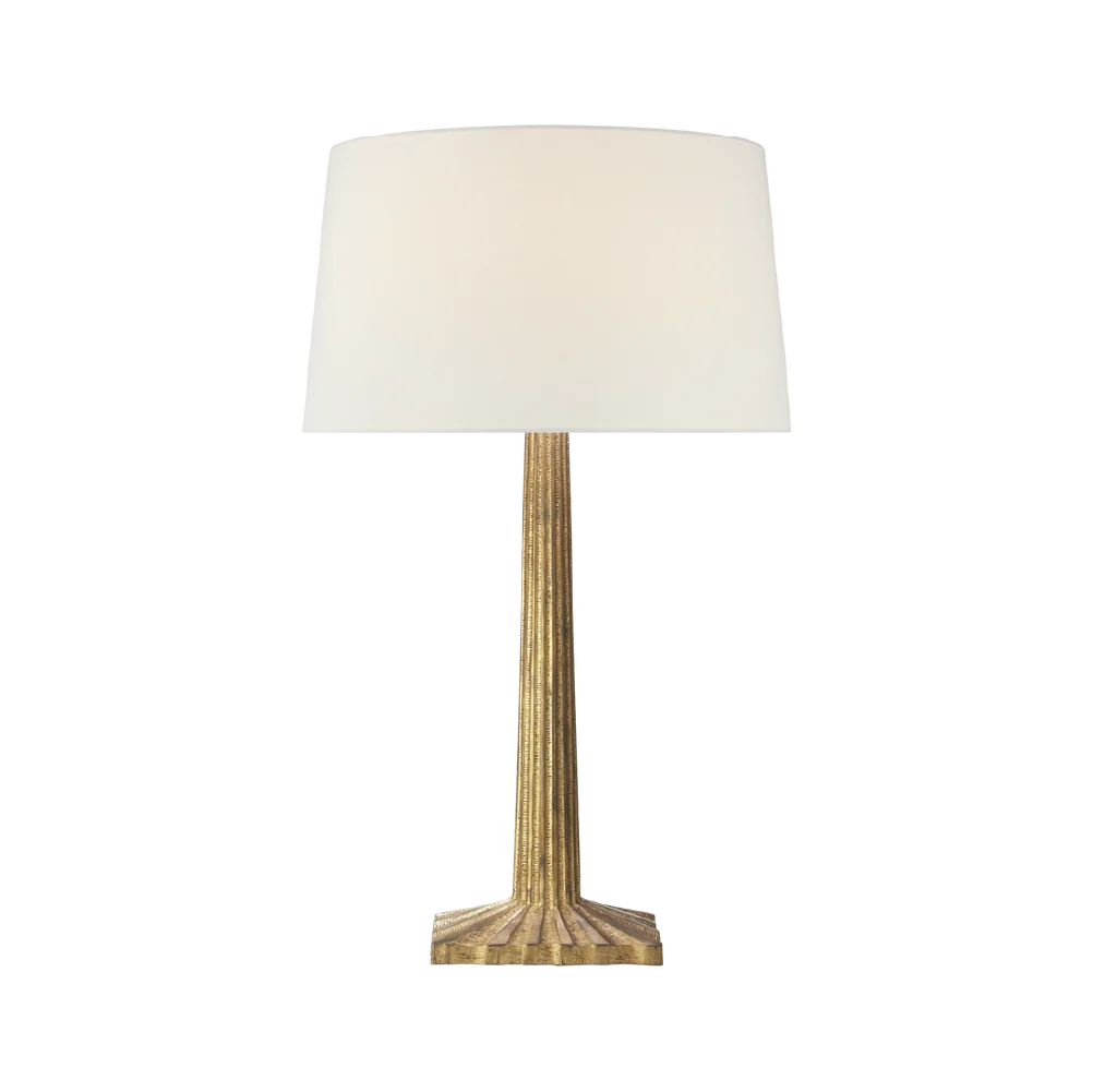 Strie Fluted Column Table Lamp
