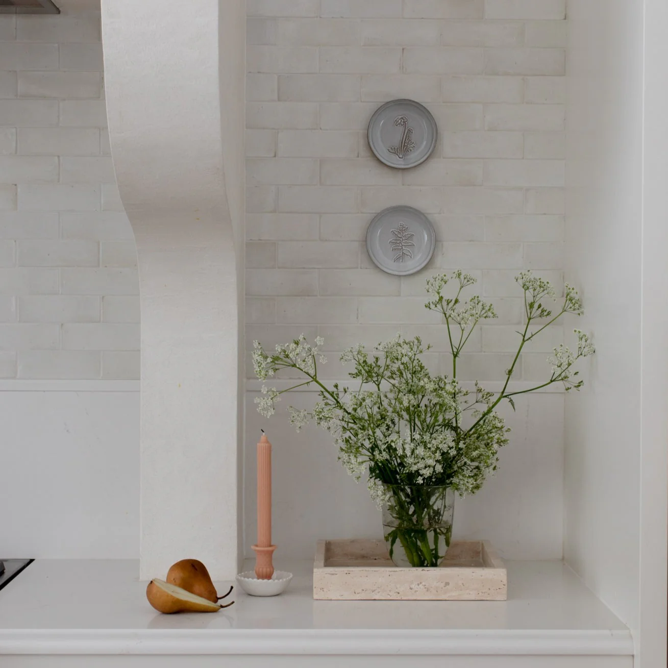 Tangier Travertine Marble Tray - Image 3