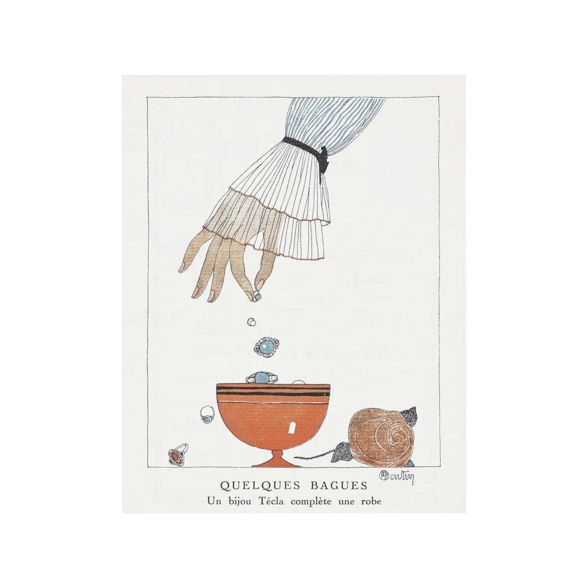 Tecla Jewels - Unframed Art Print - Image 2
