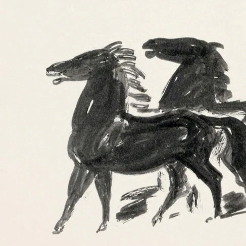 Three Horses Framed Artwork - Image 2