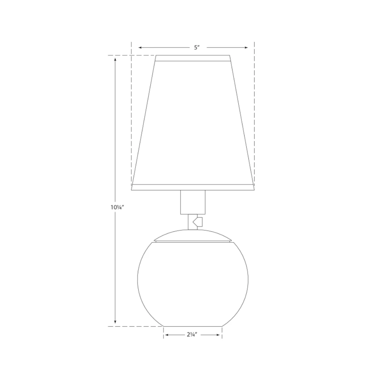 Tiny Terri Round Accent Lamp - Alabaster - Image 3