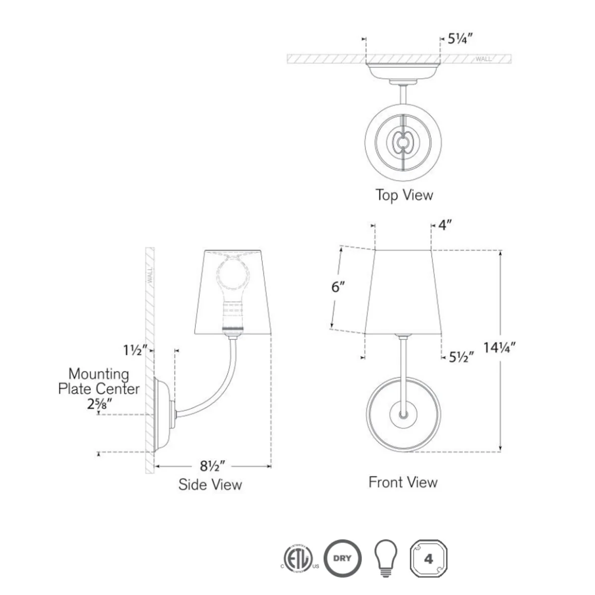 Vendome Single Sconce - Image 6