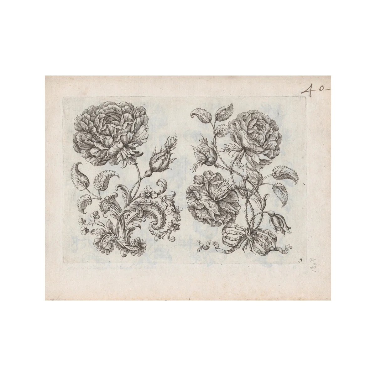 Vintage Rose - Unframed Art Print - Image 2