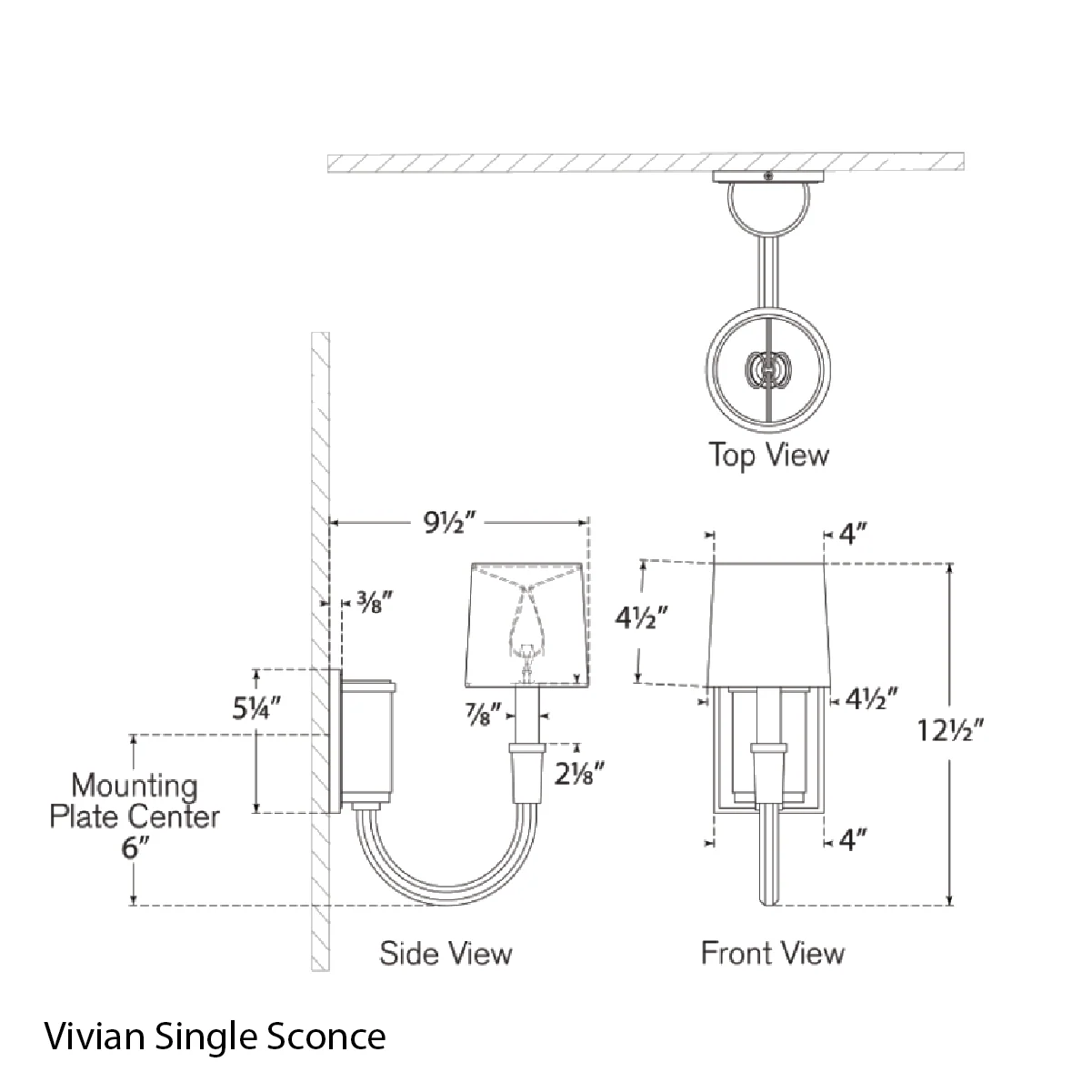 Vivian Single Sconce - Image 3