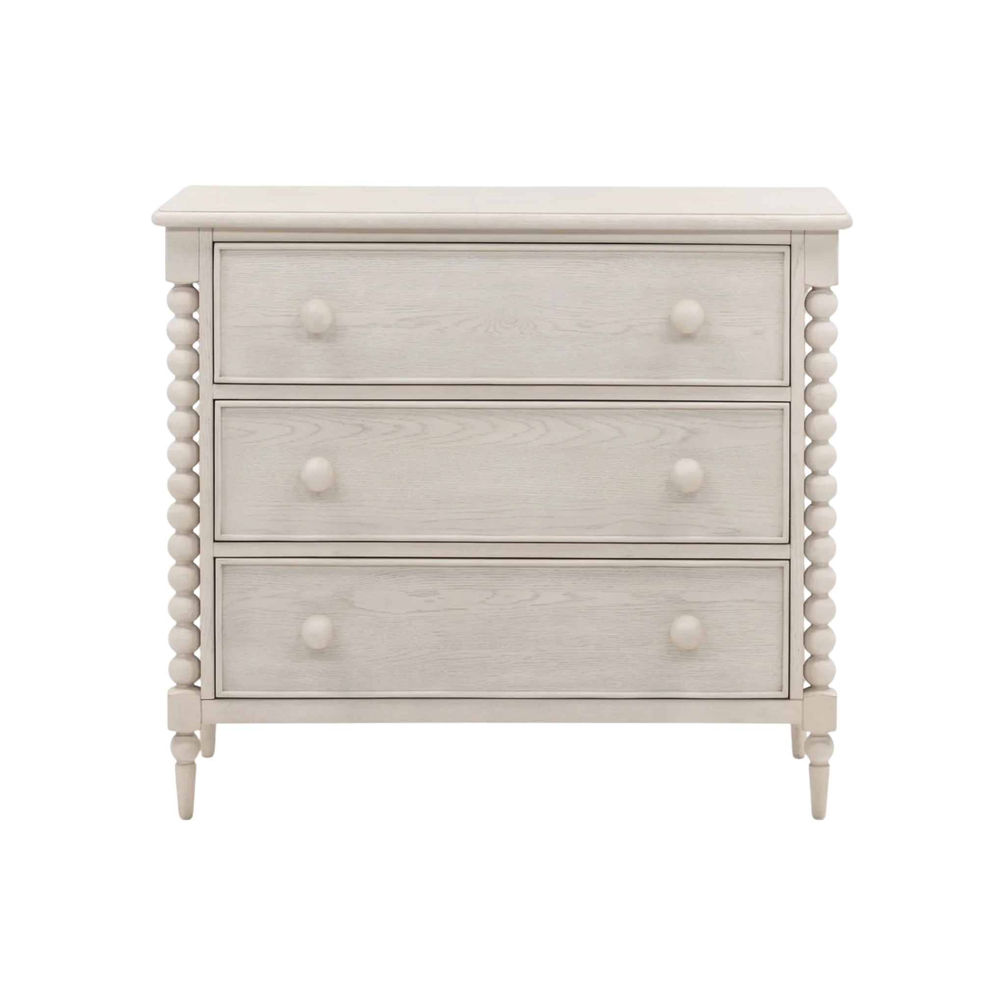 Vivienne Three-Drawer Dresser - Whitewash