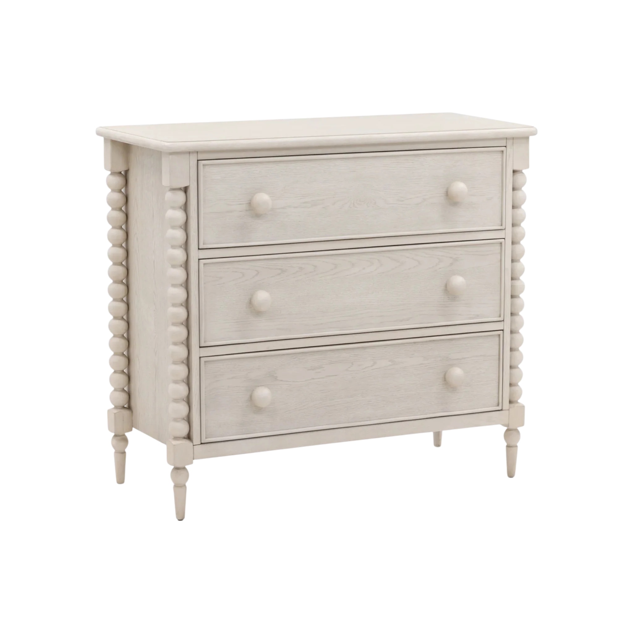 Vivienne Three-Drawer Dresser - Whitewash - Image 5