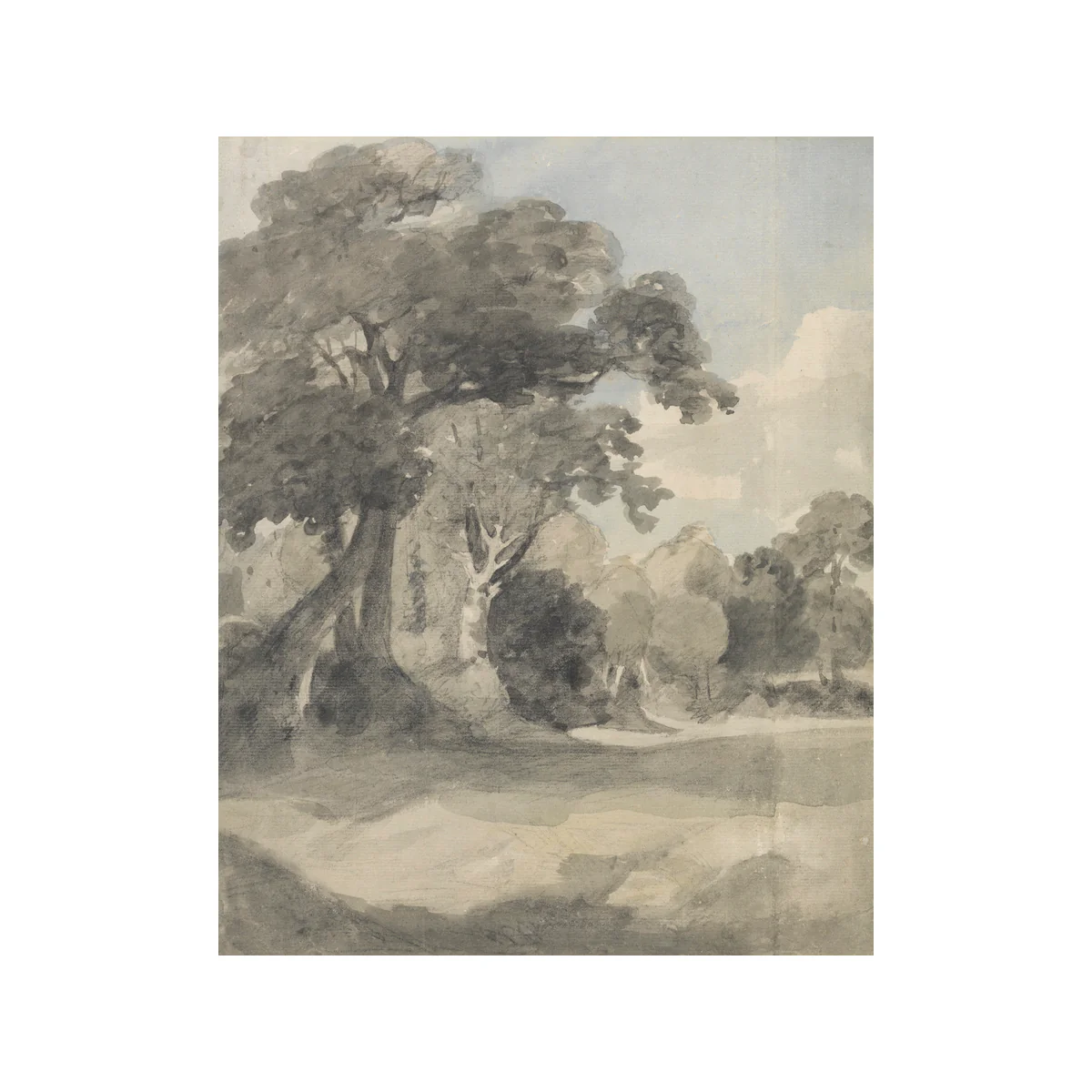 Watercolor Grove - Unframed Art Print - Image 2