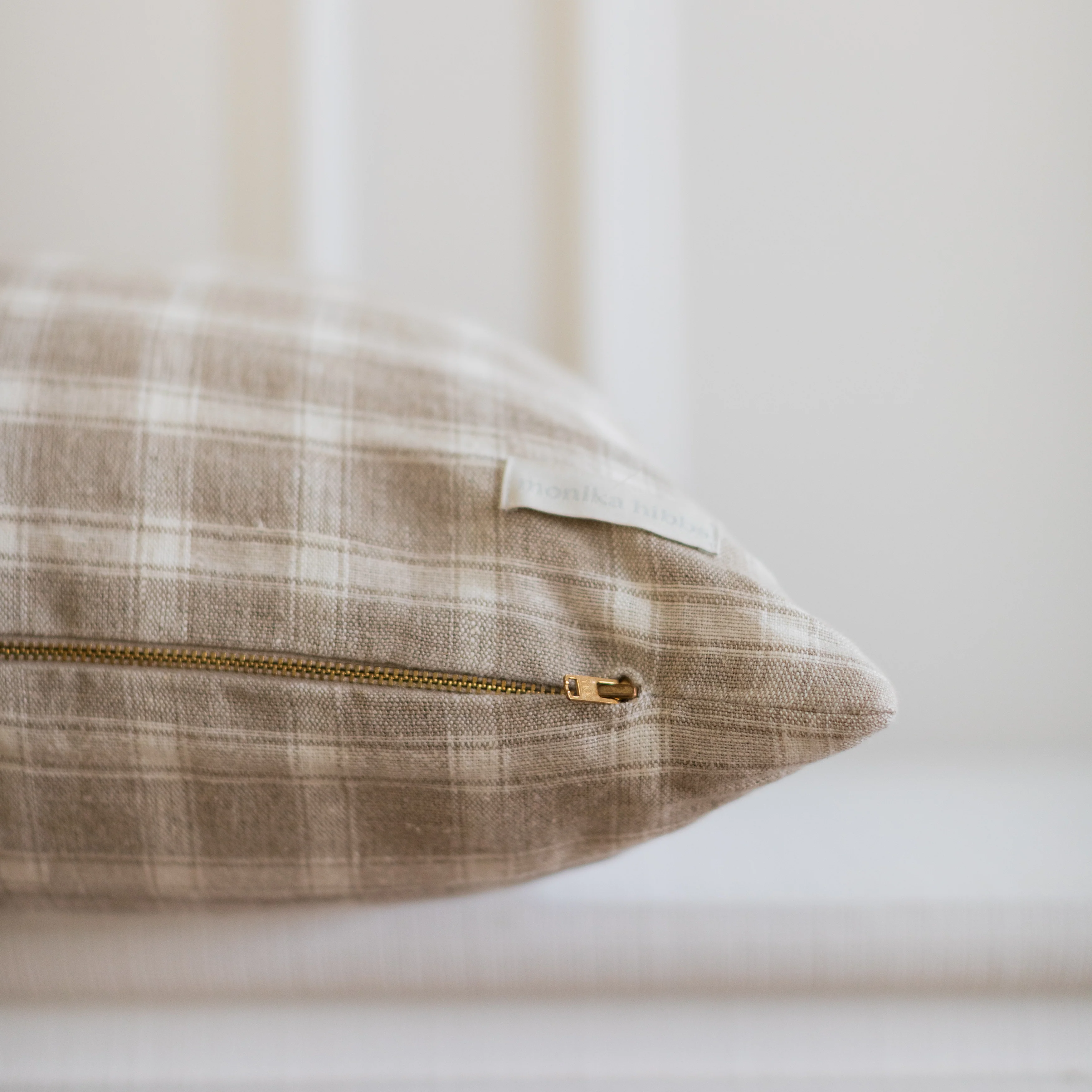 William Check Pillow Cover - Image 4