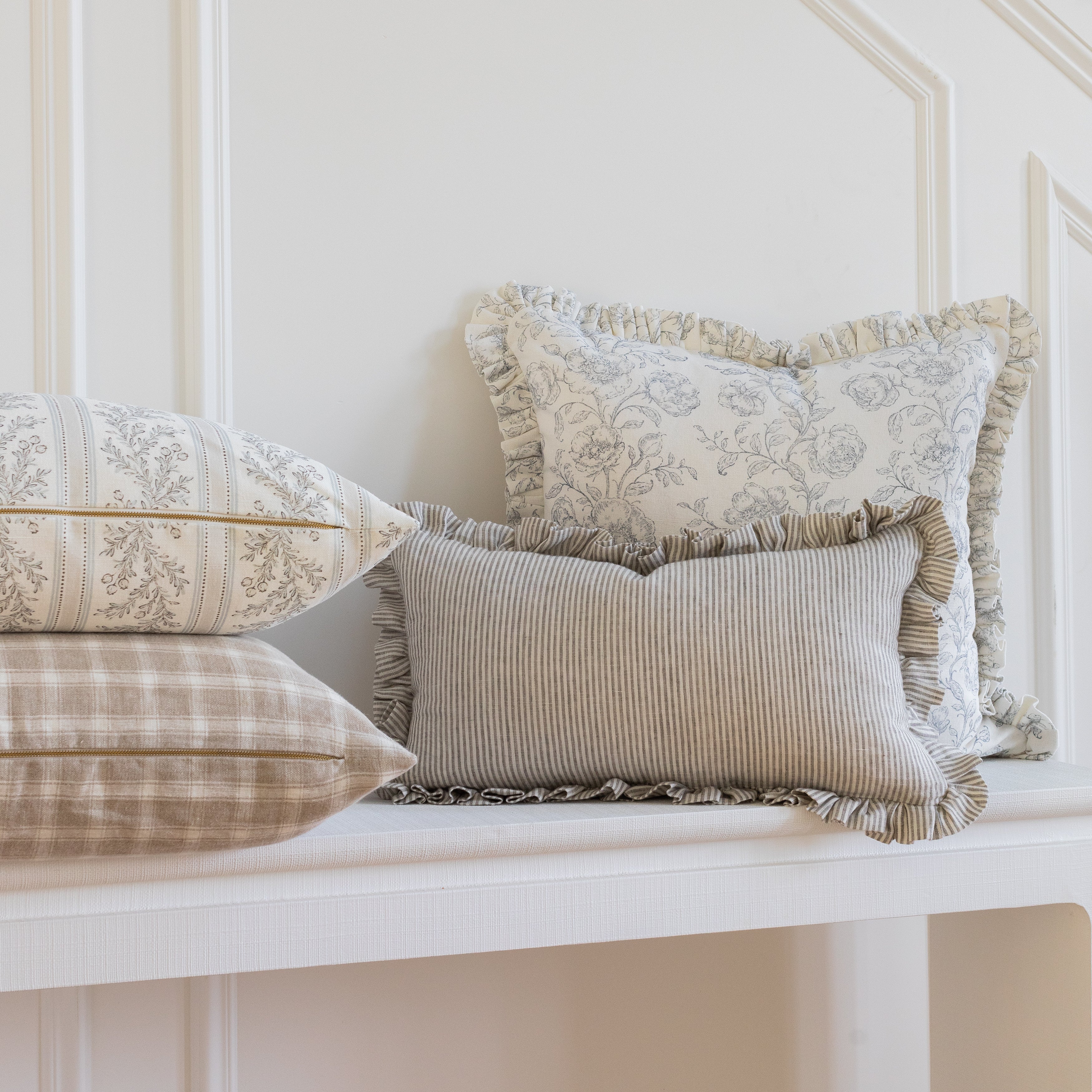 William Check Pillow Cover - Image 5