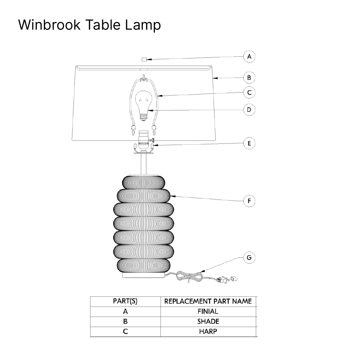 Winbrook Lamp - Image 3