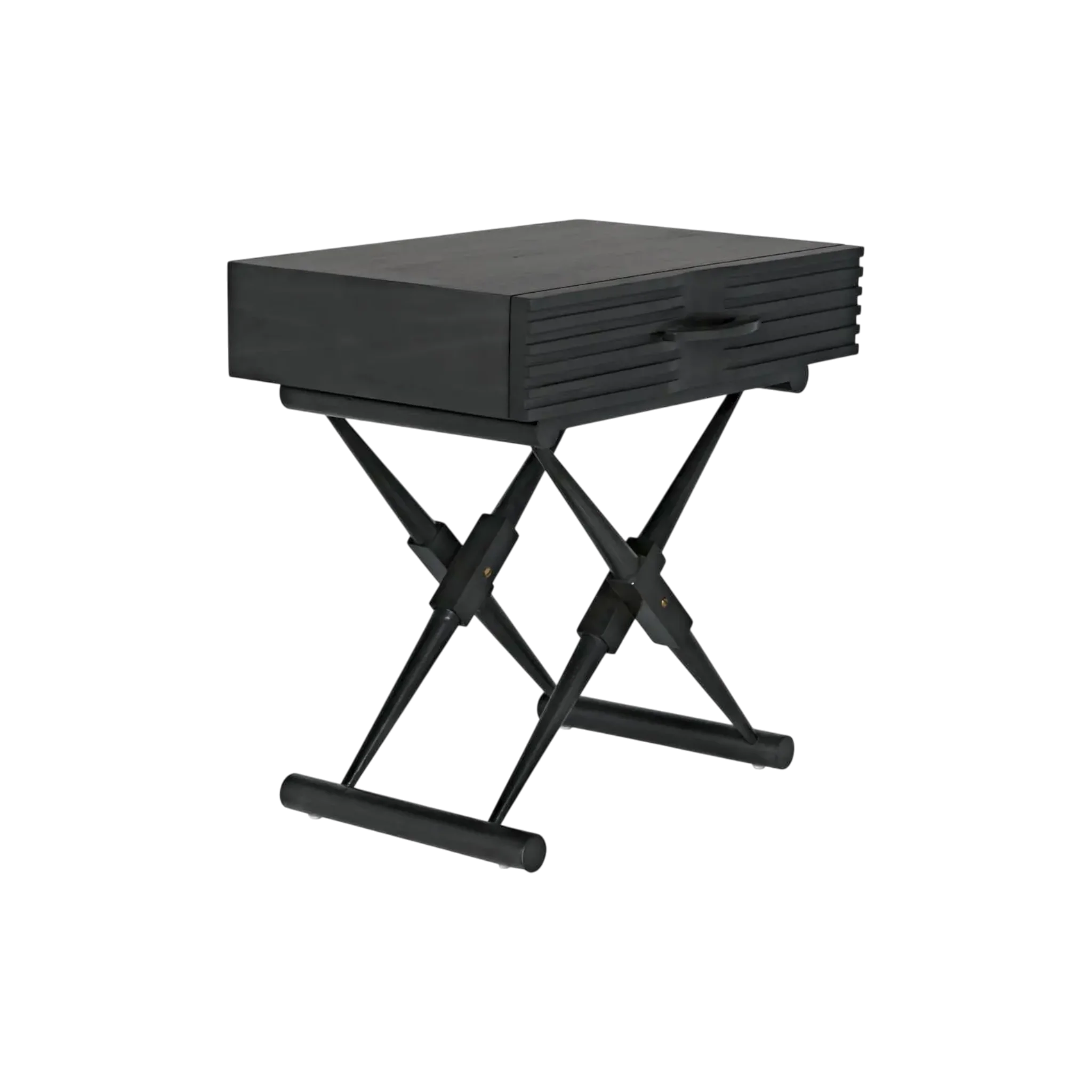 Zanta Nightstand - Pale Black - Image 4